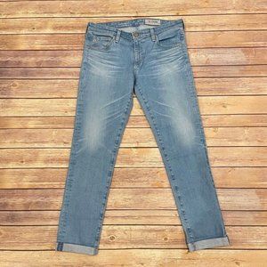 AG Adriano Goldschmied Stilt Roll Up Cigarette Jeans Freshwater Light